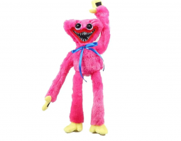 Большая мягкая игрушка Хаги Ваги (Huggy Wuggy) розовый 100 см. Плюшевая кукла гигант из игры Хагги Вагги (Huggy Wuggy) 1 метр