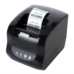 Термопринтер этикеток Xprinter XP-365B USB (черный)