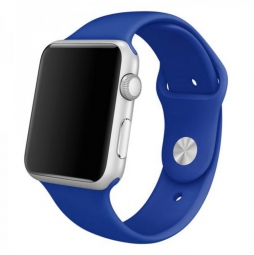 Силиконовый ремешок для Apple Watch 40/38mm, синий