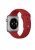Силиконовый ремешок для Apple Watch 44/42 mm, красный