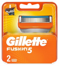 Сменные кассеты для бритья Gillette Fusion, 2 шт