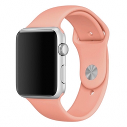 Силиконовый ремешок для Apple Watch 44/42 mm, кремовый