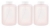 Сменные блоки-насадки для дозатора Xiaomi Mijia Automatic Foam Soap Dispenser Pink (3шт)