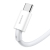 Кабель Mobileocean Baseus USB Superior Series Fast Charging, USB Type-C 6A 2 м, белый
