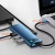 Хаб USB Baseus Metal Gleam Series 8-in-1 Multifunctional Type-C HUB Blue WKWG000103