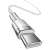 Кабель Mobileocean Baseus USB-C Cafule, Type-C - Type-C, 5A, 100W, 1 м, белый