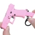 Брелок Glock17 1/4 Розовый 
