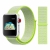 Нейлоновый ремешок на липучке для Apple Watch 42/44 mm салатовый