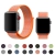 Нейлоновый ремешок на липучке для Apple Watch 42/44 mm коралловый