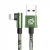 Кабель Baseus Camouflage Mobile Game Cable USB - Lightning 2,4A 1м зеленый (CALMC-A06)