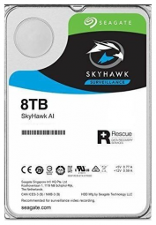 Жесткий диск HDD 8.0Tb Seagate, SATA-III, 256Mb, 7200rpm, SkyHawk ALST8000VE000