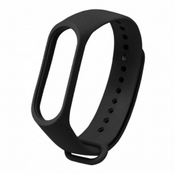 Ремешок для фитнес-браслета Xiaomi Mi Band 5 \ 6 черный