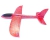 Самолет-планер из пенопласта метательный (большой) красный