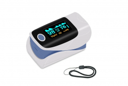 Пульсоксиметр AB-80 на палец для измерений пульса и кислорода в крови