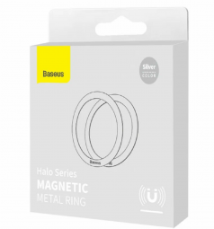 Магнитное кольцо - пластина на телефон Baseus Halo Magnetic - 2 шт. - белый