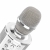 Беспроводной Bluetooth караоке микрофон со встроенным динамиком Hoco BK3 silver